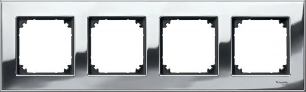 Купить SE Merten SM M-Elegance Хром Рамка 4-ая MTN403439