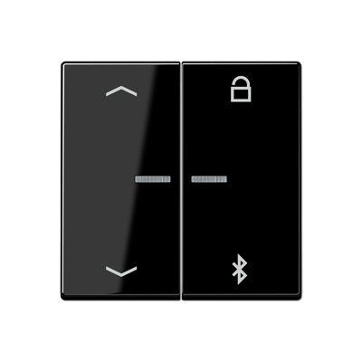 JUNG Таймер универсальный Bluetooth «стрелки», чёрный A1751PBTSW