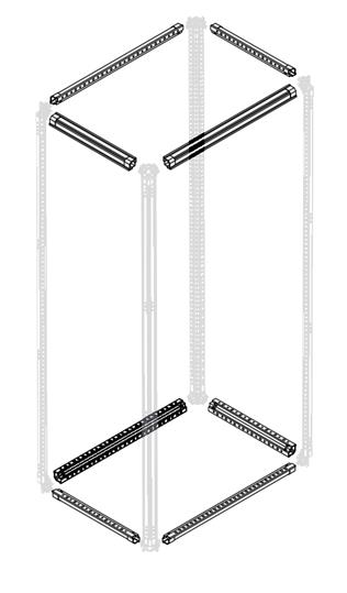 ABB Профиль гальв.каркаса шкафа D=500мм(4шт) 1STQ007039A0000