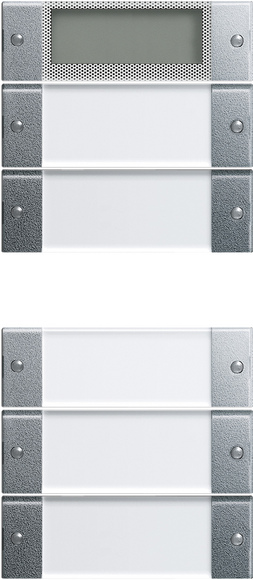 Gira Instabus S-55 Алюминий Комплект клавиш 5 шт(2+3) с дисплеем к сенс.выкл.3 Plus,5кл(2+3),514500 214526