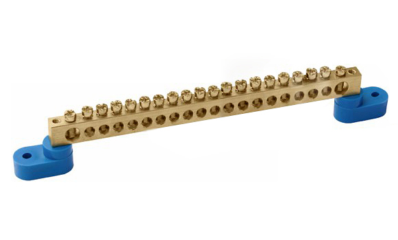 Купить IEK Шина N ноль на двух угловых изол ШНИ-8х12-20-У2-С