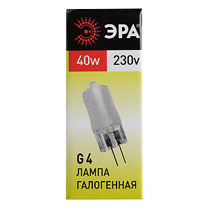 Купить ЭРА G4-JCD-40W-230V-FR (галоген, капсула, 40Вт, нейтр, G4)