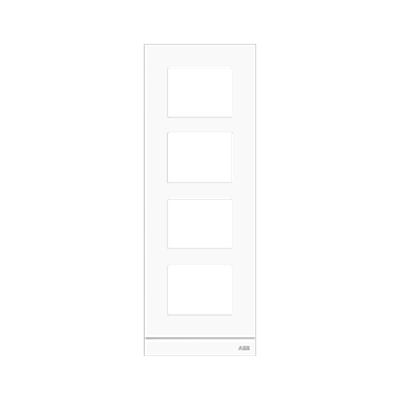 ABB Рамка станции вызова, размер 1/4, белая 2TMA070130W0055