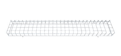 Jazzway Решётка защитная 1300*150*90 белая .5045477