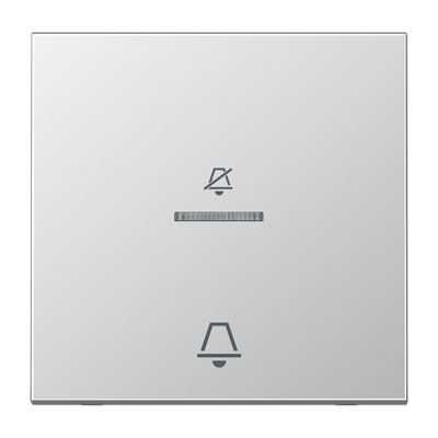 JUNG Клавиша на гостиничный выключатель, корридорный модуль, алюминий ALCUKO5D