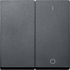 Купить SE Merten SM Антрацит Две клавиши с пиктограммой «вкл» и «откл» MTN312014