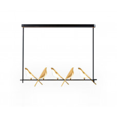 Kink Light 08446-5,33 Люстра Арси черный/золото l65 h150 Led 50W (4000K)