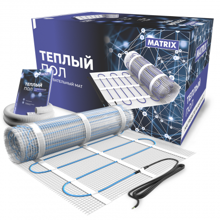 GRANDEKS Двухжильный нагревательный мат "MATRIX" 9,0кв.м. 1350 Вт MATRIX - 09,0 / 1350