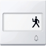 Купить SE Merten SM Бел Актив Клавиша с полем для надписи «звонок» MTN3365-0325