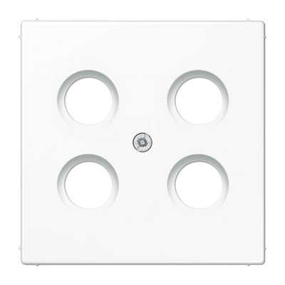 JUNG Крышка для SAT-TV-розетки белая LS990-4SAT1WW