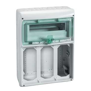 Купить SE Kaedra Щит 12 модулей + 3 отверстия IP65 розетка 63А 13187