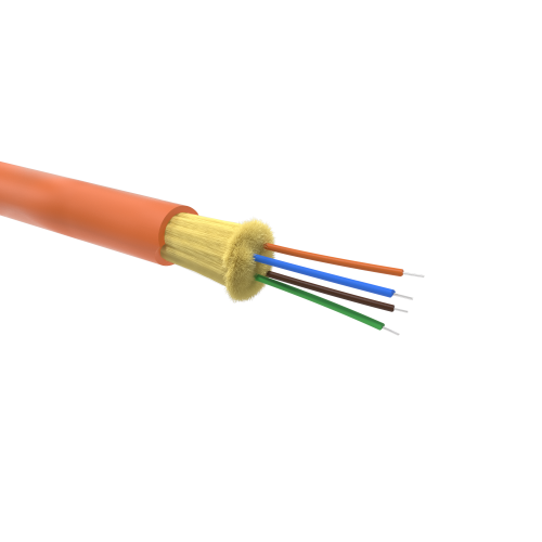 DKC Кабель волоконно-оптический DT ОМ2,50/125 мкм,4 волокна в плотном буферном покрытии