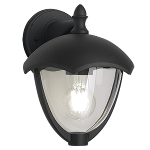 Gauss Светильник садово-парковый Aura на стену вниз 188*210*238mm, 170-240V / 50Hz, 1xE27, Max.60W, IP: 54, GD028