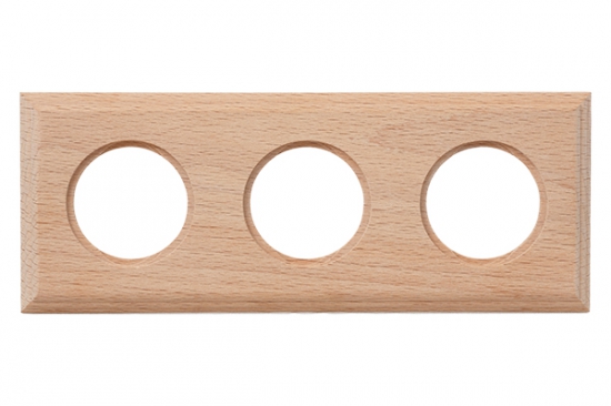 BIRONI Шедель Бук Натурэль Рамка 3-ая Форма квадрат (скрытый монтаж) BF4-630-10