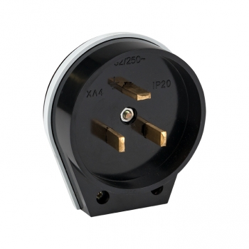 EKF PROxima Вилка для разъема РШ-ВШ 32А 250В 2P+PE карболитовая черн.