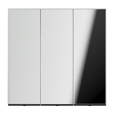 JUNG Хром Клавиша 3-ая для трёхклавишного переключателя арт. 5306EU GCR993