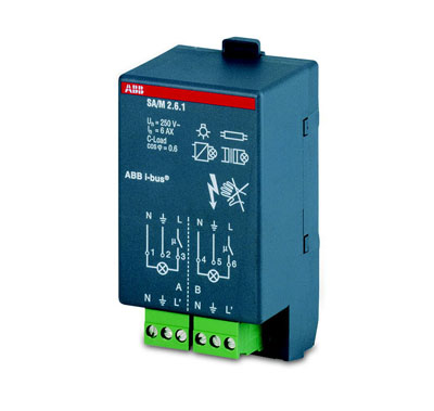 ABB SA/M2.6.1 Модуль релейный активатор, 2-канальный, 6А 2CDG110002R0011