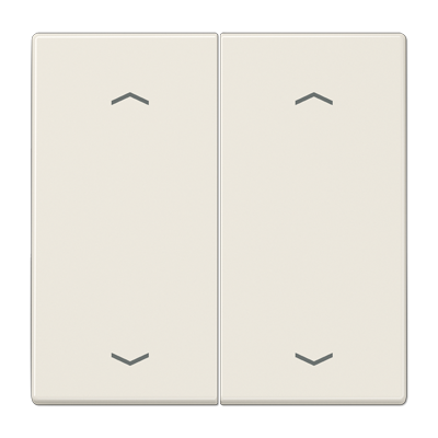 JUNG Клавиша для KNX кнопки, 2 группы, с символами "стрелки" дюропласт слоновая кость LS102P