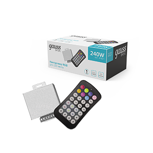 Gauss Контроллер RGB Basic для ленты LED 12V 240W 1/100 BT621