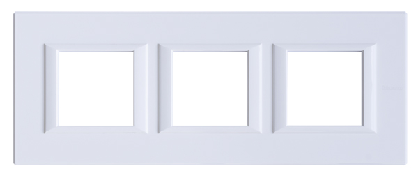 BT Axolute White Рамка 2+2+2 мод прямоугольная горизонтальная HA4802M3HHD