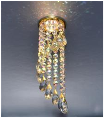 Italmac Florencia 51 5 04 Светильник штампованный с подвесным стеклом, MR16