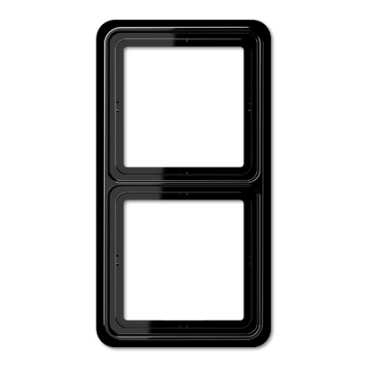 JUNG CD 500 Черная Рамка 2-ая CD582SW