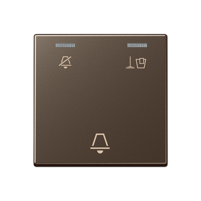 JUNG Клавиша для гостиничных кнопочных модулей 531KO5EUM24 или 531KO5EUM230, мокко ACUKO5MMO