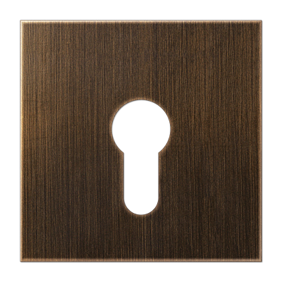 JUNG центральная плата для замка, латунь Antik ME2925AT