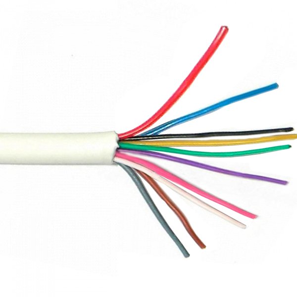 Кабель связи сигнальный медь КСПВ 10 скрут. белый ГОСТ КСПВ 10*0,5