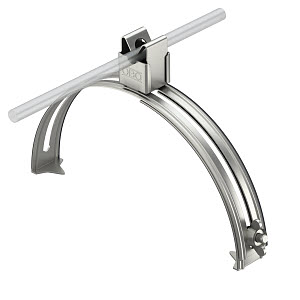 Купить OBO Bettermann Держатель круглых проводников диаметром 8 мм для коньковой черепицы, нержавеющая сталь V2A 5202833