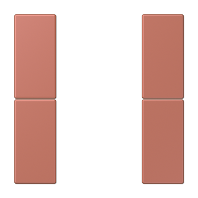 JUNG Набор накладок 2 группы для модулей F50 термопласт Les Couleurs® Le Corbusier LC502TSA32121