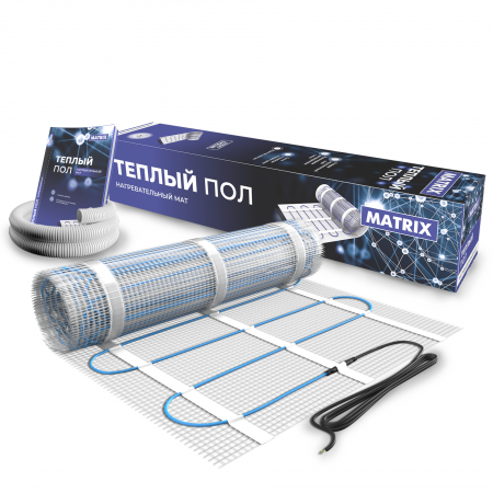 GRANDEKS Двухжильный нагревательный мат "MATRIX" 1,0кв.м. 150 Вт MATRIX - 01,0 / 150