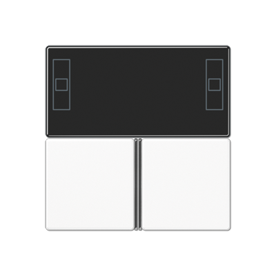 JUNG KNX Белый Набор накладок для комнатного регулятора A4093TSAWW