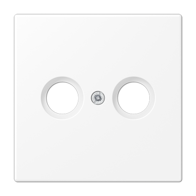 JUNG LS 990 Белый матовый Kрышка для TV-FM розеток LS990TVWWM