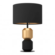 Eglo 390188 Настольный светильник TL/1 E27 black/gold black/brass 'LAURIGN