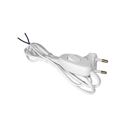 UNIVersal Шнур Бел для бра с прох. выкл. ШВВП 2х0,75 1,7м А1060