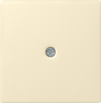 Gira S-55 Крем глянц Накладка ввода кабеля 027401