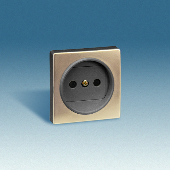 Simon 82 Шампань Накладка розетки 1-ая 82040-34