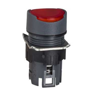 Купить SE Кнопка круглая с подсветкой красная ZB6AF4