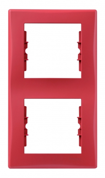 SE Sedna Красная Рамка 2-ая вертикальная SDN5801141