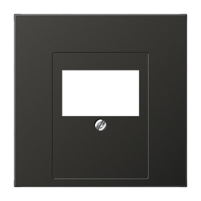 JUNG LS 990 Антрацит Накладка розетки ТАЕ, моно/стерео-аудиорозетки, комбинированной вставки AL2969TAN