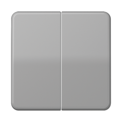 JUNG Клавиша для KNX кнопки, 2 группы дюропласт серый CD102GR