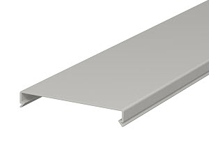 Купить OBO Bettermann Крышка кабель-канала LK4 100 мм, ПВХ, серый 6178490