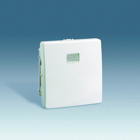 Simon 82 Алюминий Клавиша 1-ая с окном для символа (82972..,82982) 82013-33