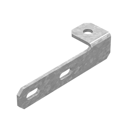 OSTEC Кронштейн для консолей поддерживающий прямой, толщ. 3,0 мм, Сендзимир цинк