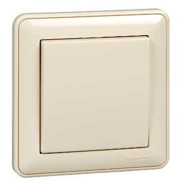 Systeme Electric Wessen 59 Беж Выключатель 1-клавишный, 10А (в сборе)
