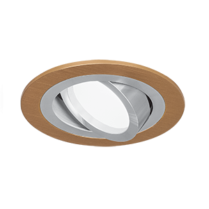 Gauss Светильник Aluminium Gu5.3 1/50 круг, золото/хром AL012