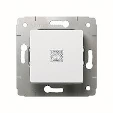 Купить Legrand DIY Cariva Бел Переключатель 1-клавишный с подсветкой 695933