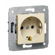 Купить Legrand DIY Cariva Крем Розетка с/з 695916