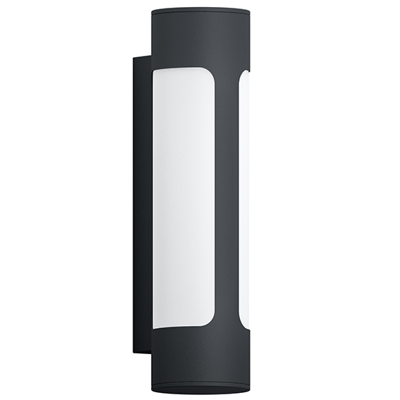 Eglo 97119 Уличный светодный светильник наcтенный TONEGO, 2х6W(LED), L75, H310, A100, гальван. сталь, антрацит Eglo 97119 Уличный светодный светильник наcтенный TONEGO, 2х6W(LED), L75, H310, A100, гальван. сталь, антрацит